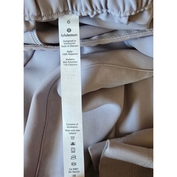 Lululemon Noir Cropped Wide Leg Pants - Picture 7 of 9